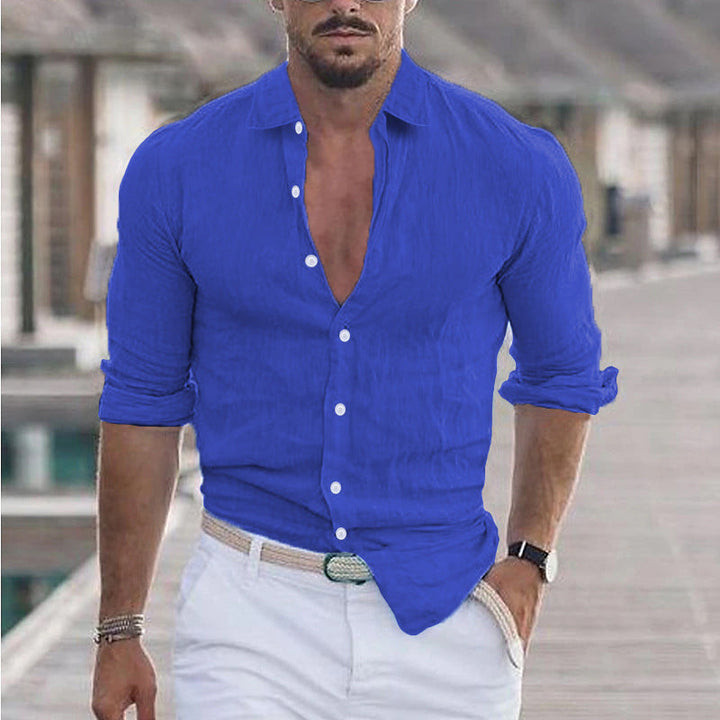 Herren Premium Hemd mit modernem Slim-Fit Schnitt und hautfreundlicher Textur Drune