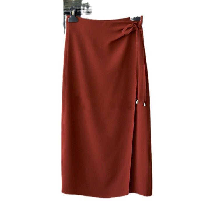 Damen Eleganter Wickelrock aus hochwertigem Stoff Drune