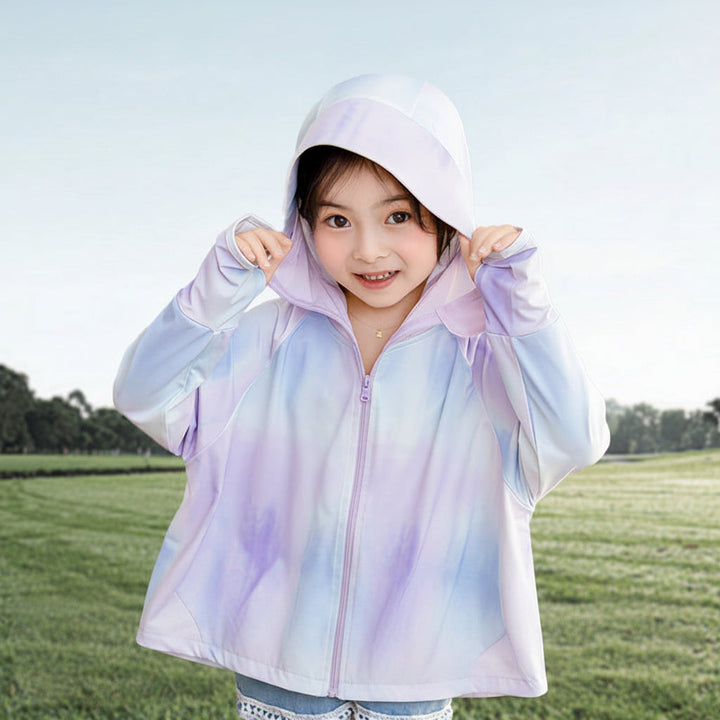 Damen performante UV-Schutzjacke mit Kapuze Drune