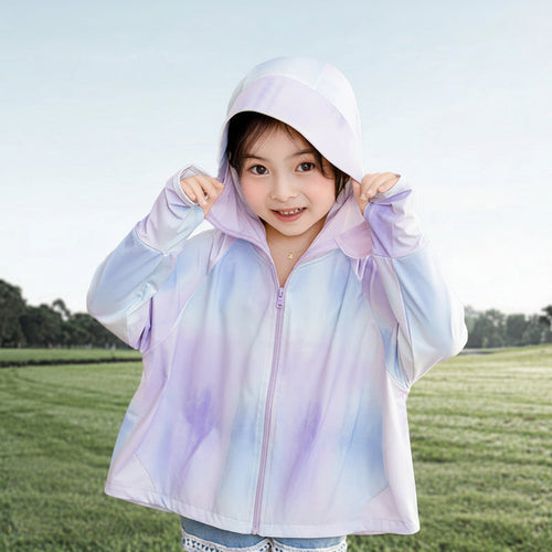 Damen performante UV-Schutzjacke mit Kapuze Drune