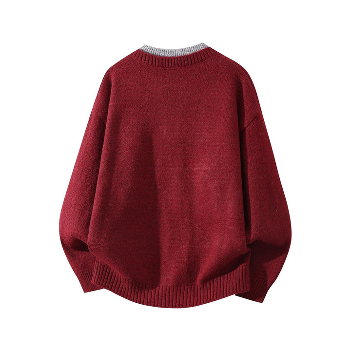 Damen Oversize-Strickpullover mit Henley‑Halbknopfkragen und geripptem Saum Drune
