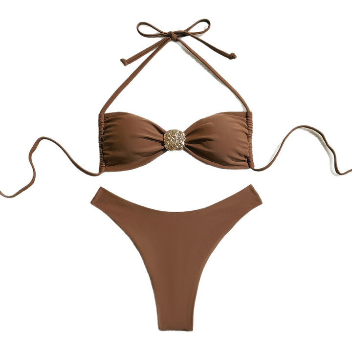 Damen Glamouröser Monokini mit modischen Cut-Outs Drune