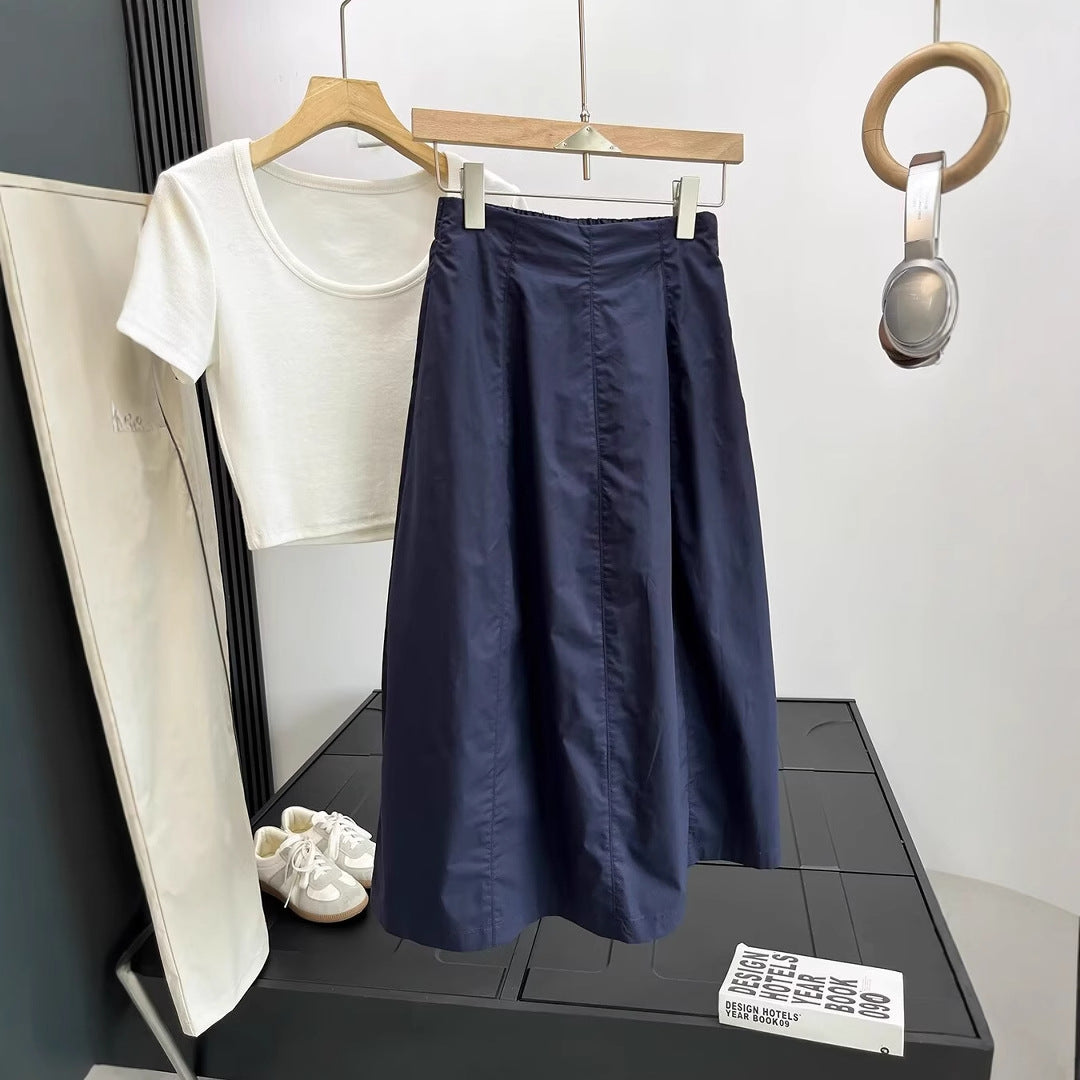 Damen Midirock mit elegantem Schnitt und praktischem Reißverschluss Drune