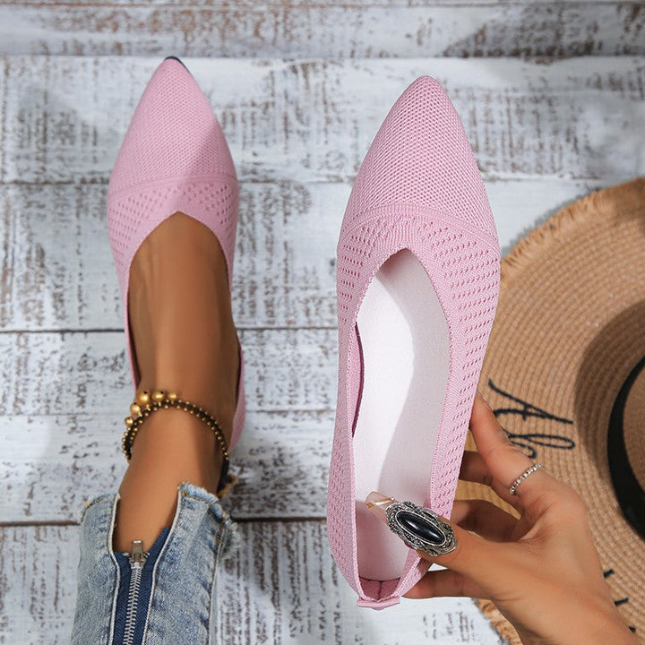 Damen Slingback-Ballerinas mit atmungsaktivem Netzdesign und flexiblem Fußbett Drune