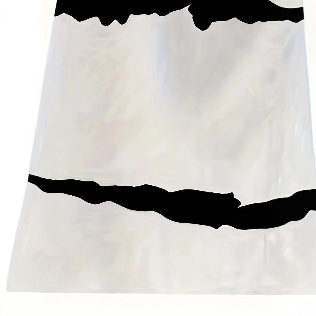 Damen weit geschnittene Sommerhose mit elastischem Bund und modischem Streifenmuster Drune