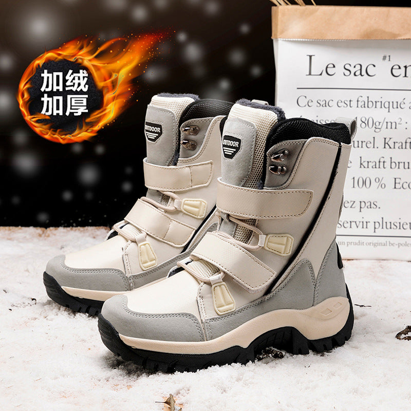 Damen Winterstiefel mit isolierender Fütterung und rutschfester Sohle Drune