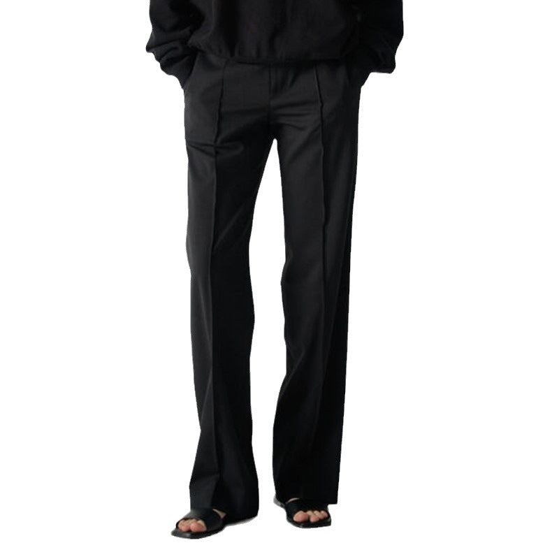 Damen elegante Fließende Stoffhose Drune
