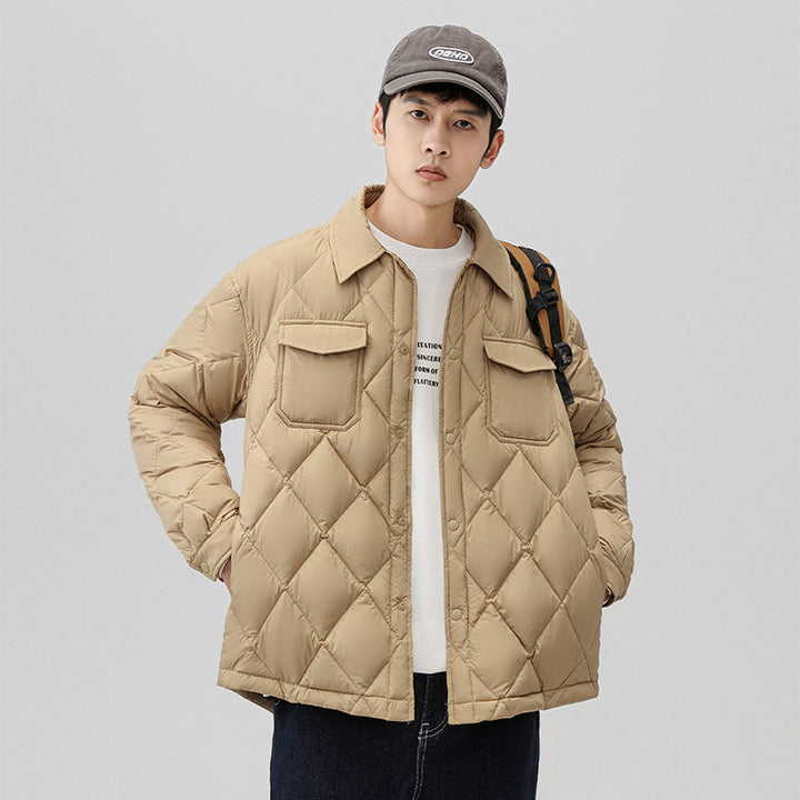 Herren Modische Steppjacke mit Taschen Drune