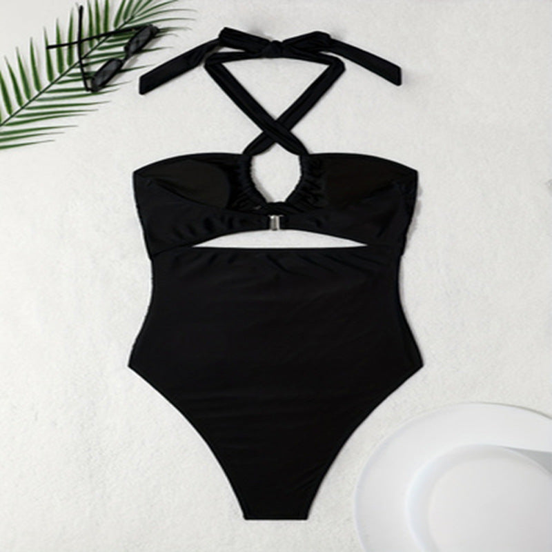 Damen Einteiliger Badeanzug mit raffinierten Cut-Out-Details Drune