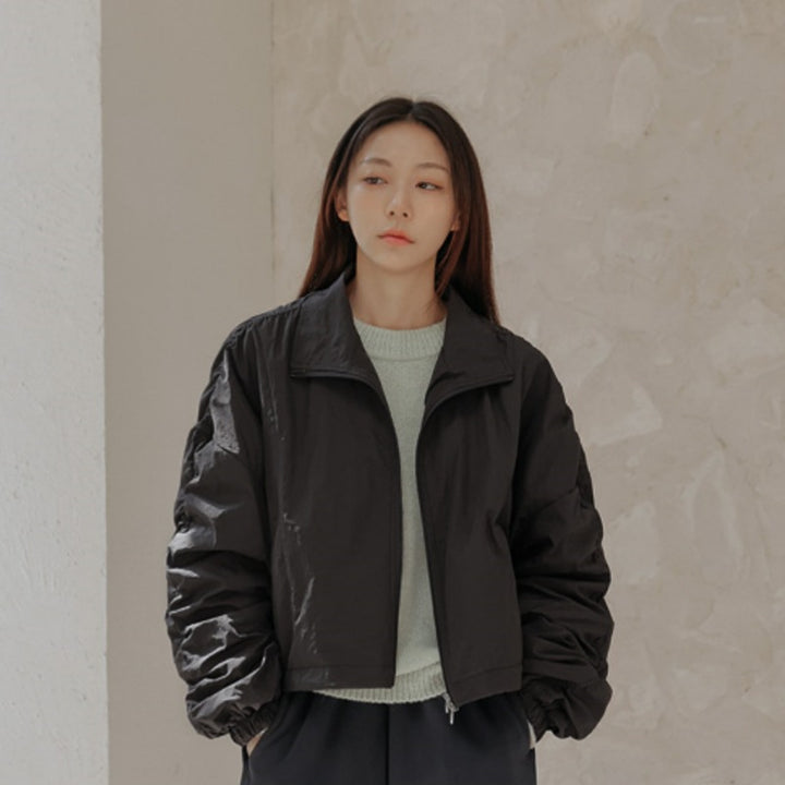 Damen trendige cropped Übergangsjacke Drune