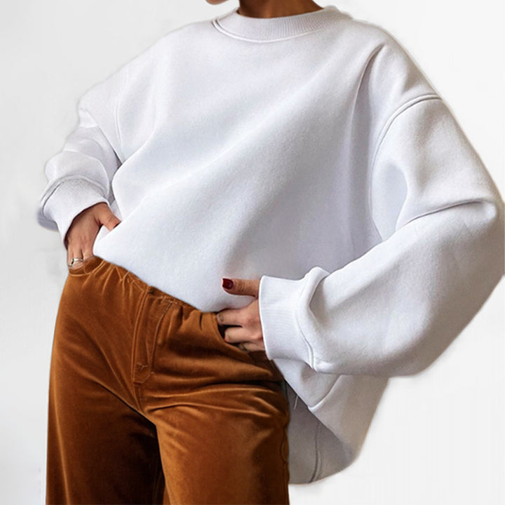 Damen oversized Sweatshirt mit weitem Schnitt und lässigem Design Drune
