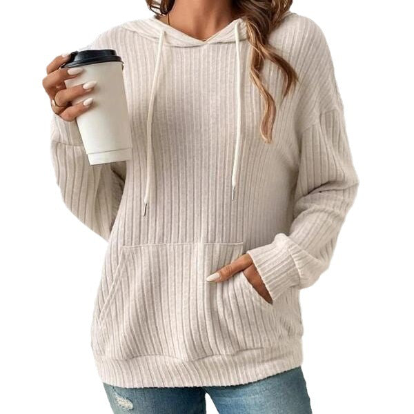 Damen lässiger Kapuzenpullover Drune