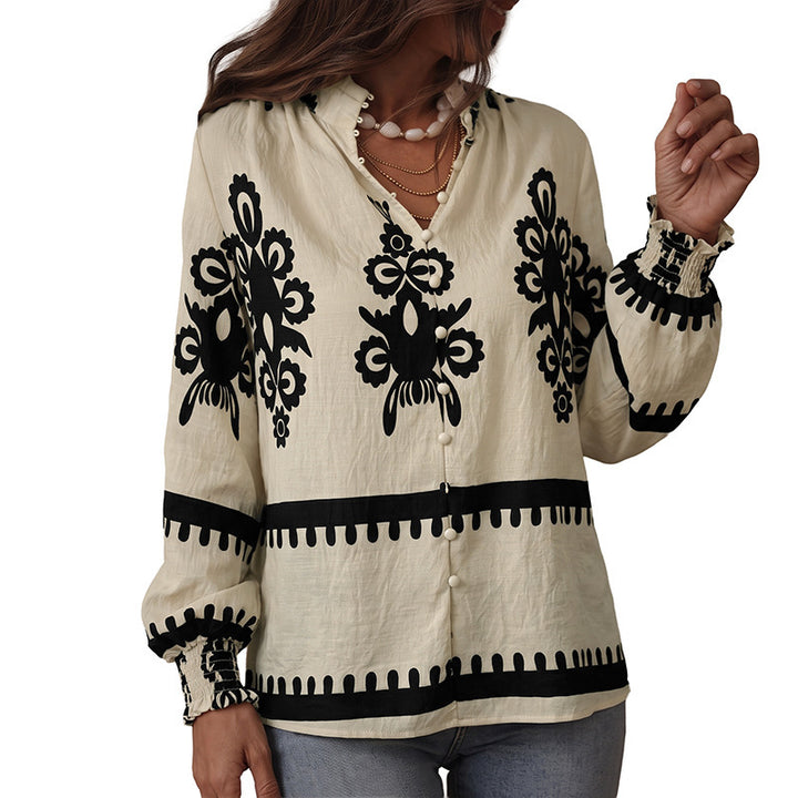 Damen Boho-Chic Bluse Drune