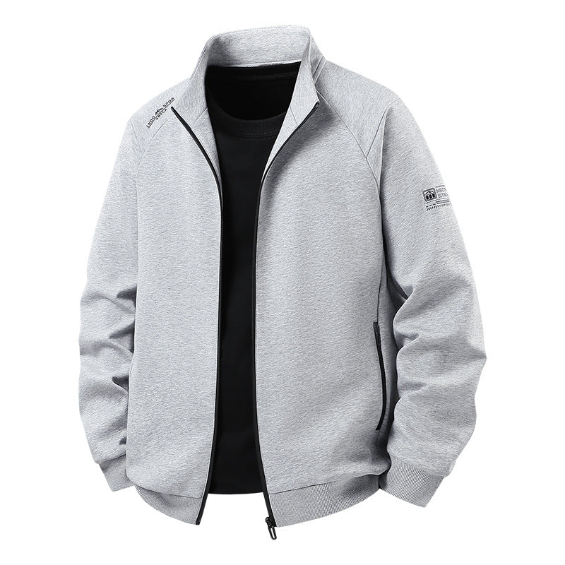 Herren Leichter Freizeit-Trainingsanzug-Set mit Reißverschlussjacke, elastischer Bund & Reißverschlusstaschen Drune
