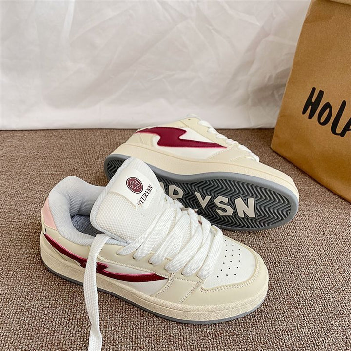 Damen Sneakers mit sportlichem Design und atmungsaktiver Obermaterialkombination Drune