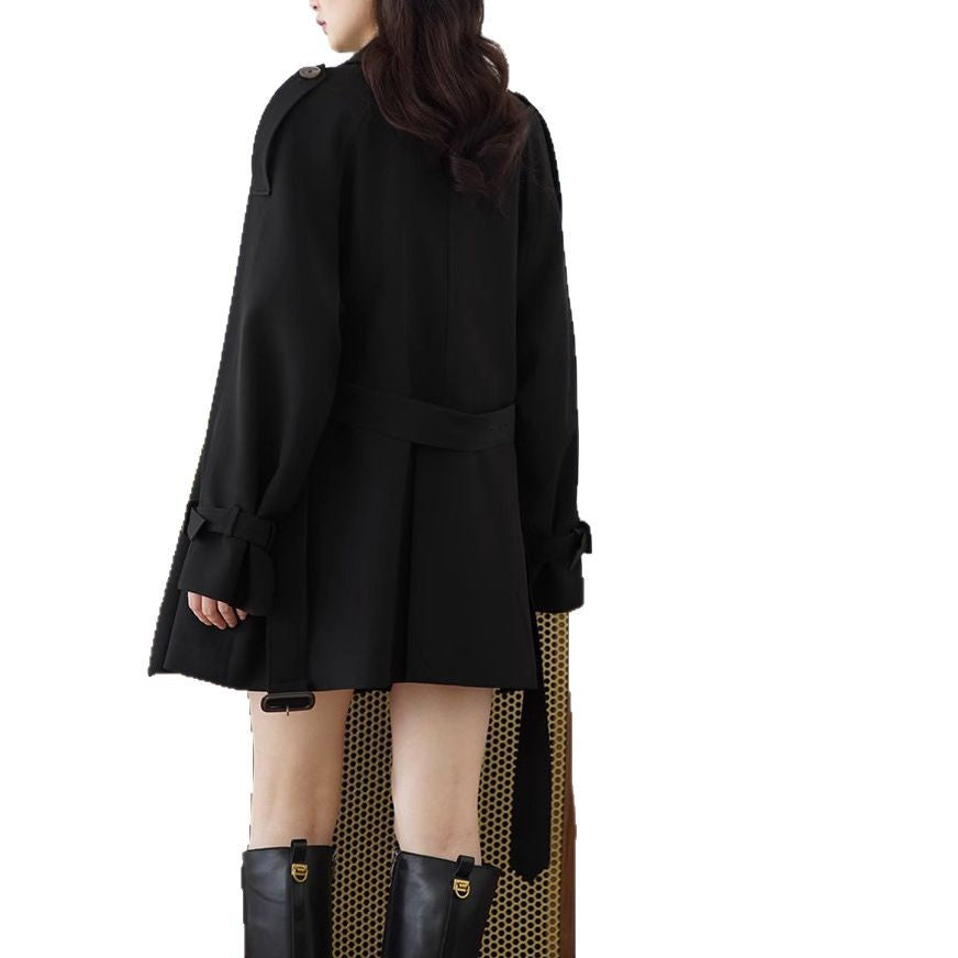 Damen Eleganter Oversized-Trenchcoat Drune
