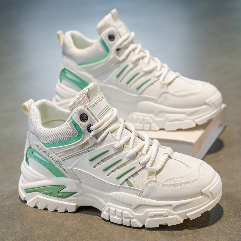 Damen Hochtop Sneakers mit robustem Design und stylischem Mesh-Einsatz Drune