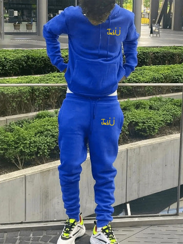 Damen Bequemer Kapuzenpullover und Jogginghose Set Drune