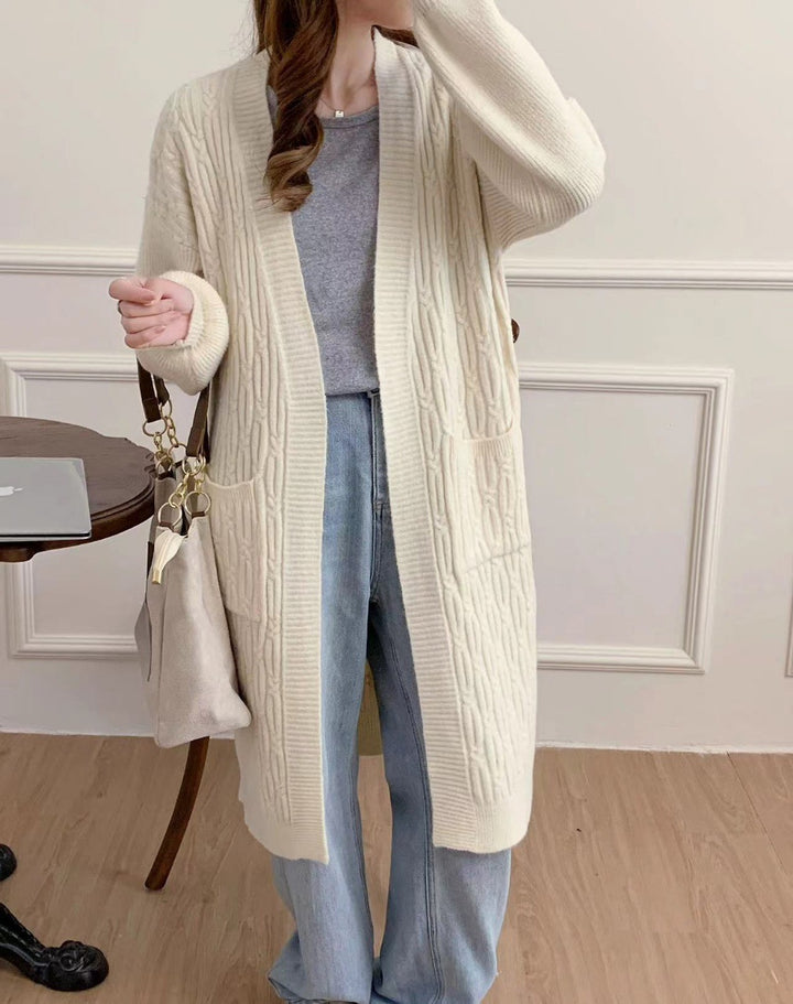 Damen Oversized Strickjacke Drune