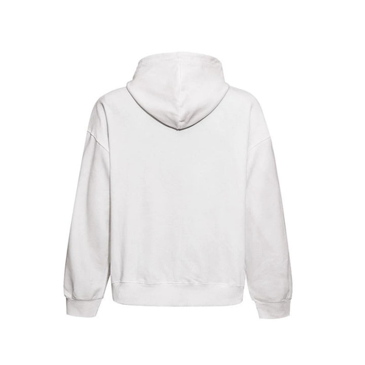 Damen Lässiges Oversize-Hoodie mit Typo-Frontprint, abgesenkten Schultern und Kängurutasche Drune