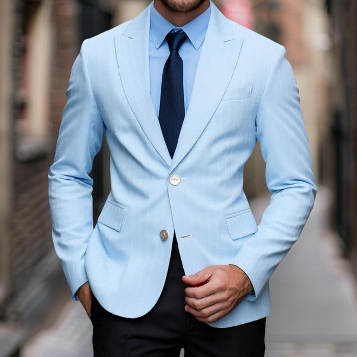 Herren eleganter, kariert Blazer mit schmalem Schnitt und hochwertiger Verarbeitung Drune
