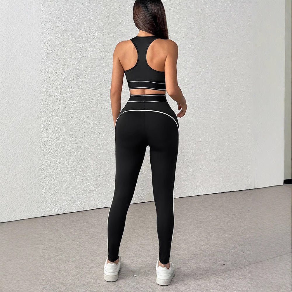 Damen Sportliches Zwei-Teiliges Set mit ergonomischem Design und atmungsaktiven Materialien Drune