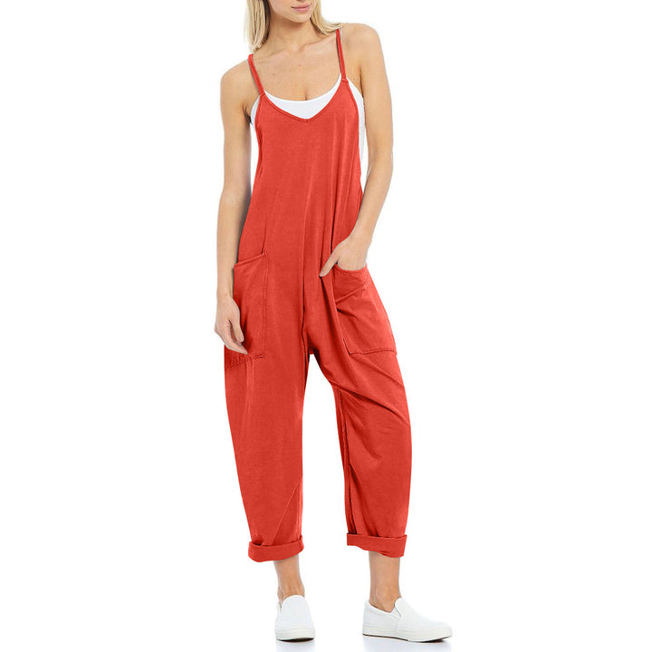 Damen Lässige und bequeme Latzhose Drune
