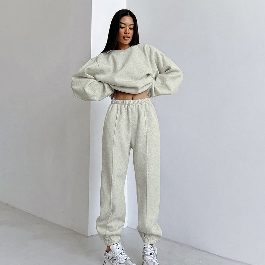 Damen Oversized Sweatshirt und Jogginghose Set Drune
