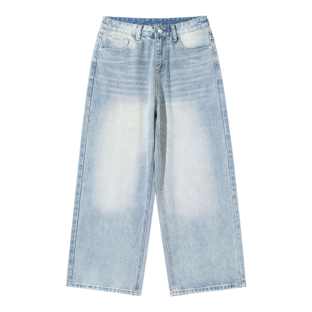 Damen Hochtaillierte verkürzte Jeans im Culotte‑Schnitt mit weiter Beinführung Drune