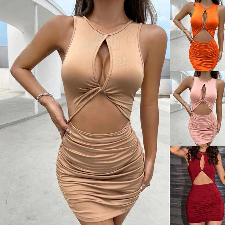 Damen Figurbetontes Minikleid mit Cut-Out-Details Drune