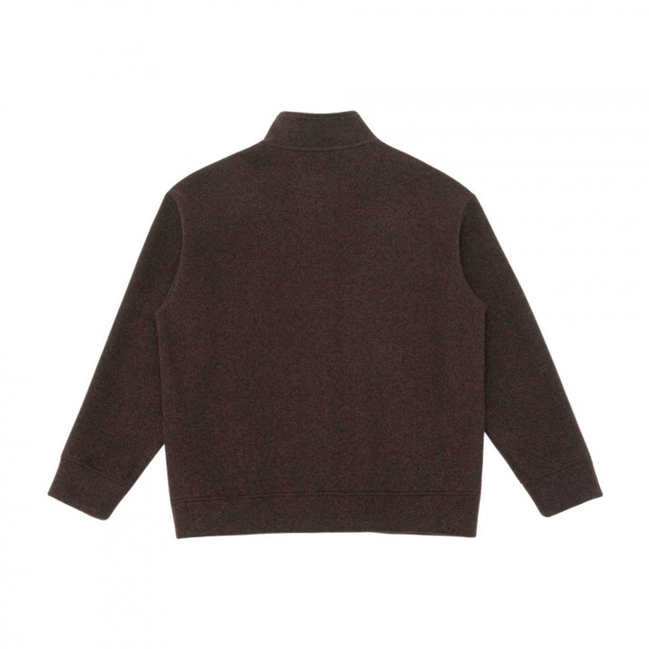 Unisex Boxy-Strickcardigan mit Stehkragen und durchgehender Knopfleiste Drune