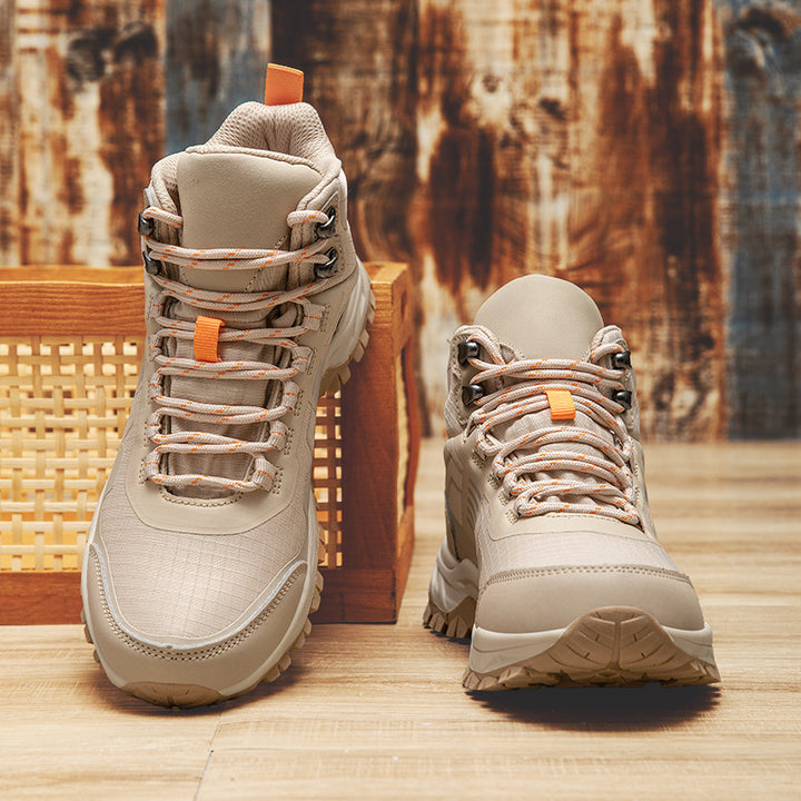 Damen knöchelhohe Trekking‑Stiefel mit rutschfester Multiterrain‑Profilsohle und atmungsaktivem Ripstop‑Obermaterial Drune