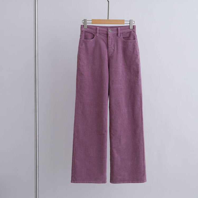 Damen Bequeme und weite Cordhose Drune