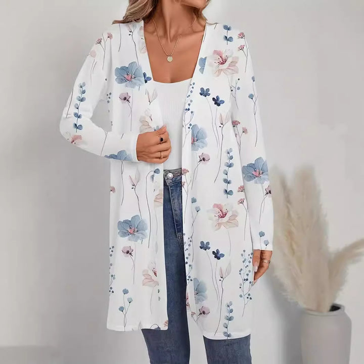 Damen Florale Kimono-Jacke Drune