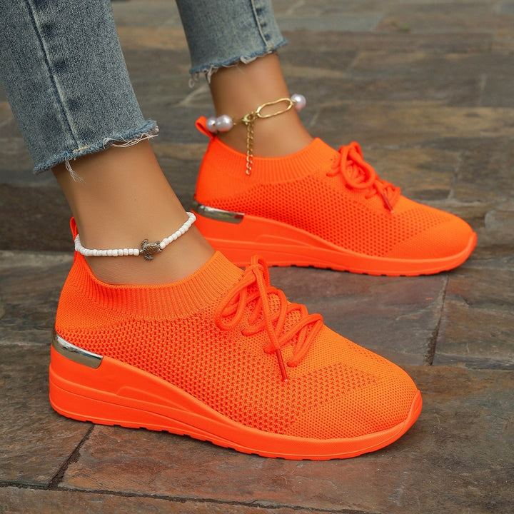 Damen Sportliche Sneaker mit innovativem Strickdesign Drune