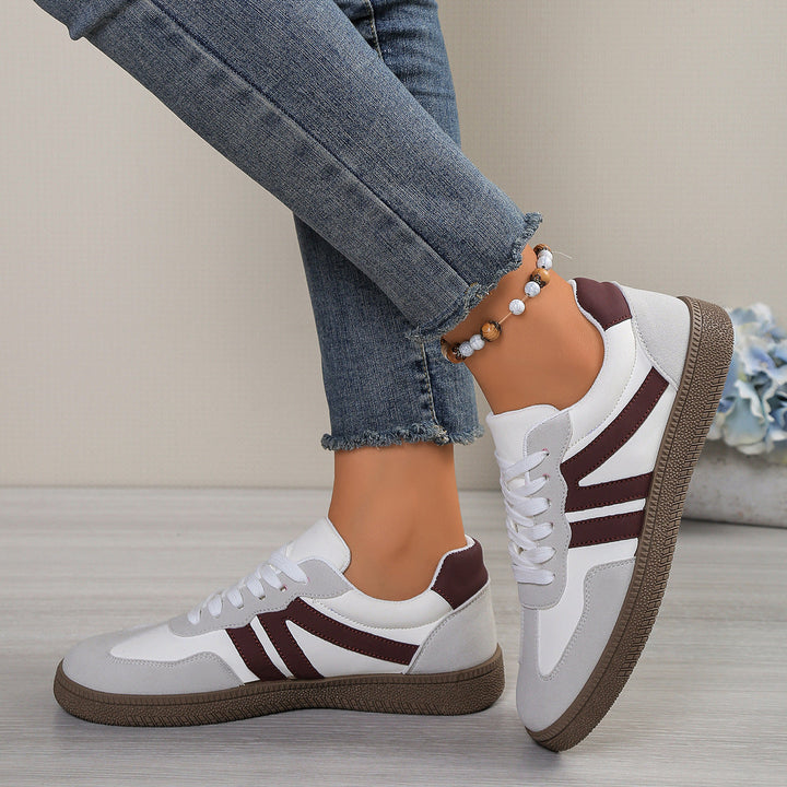 Damen Sportliche Sneakers mit retro-inspiriertem Design und bequemer Sohle Drune