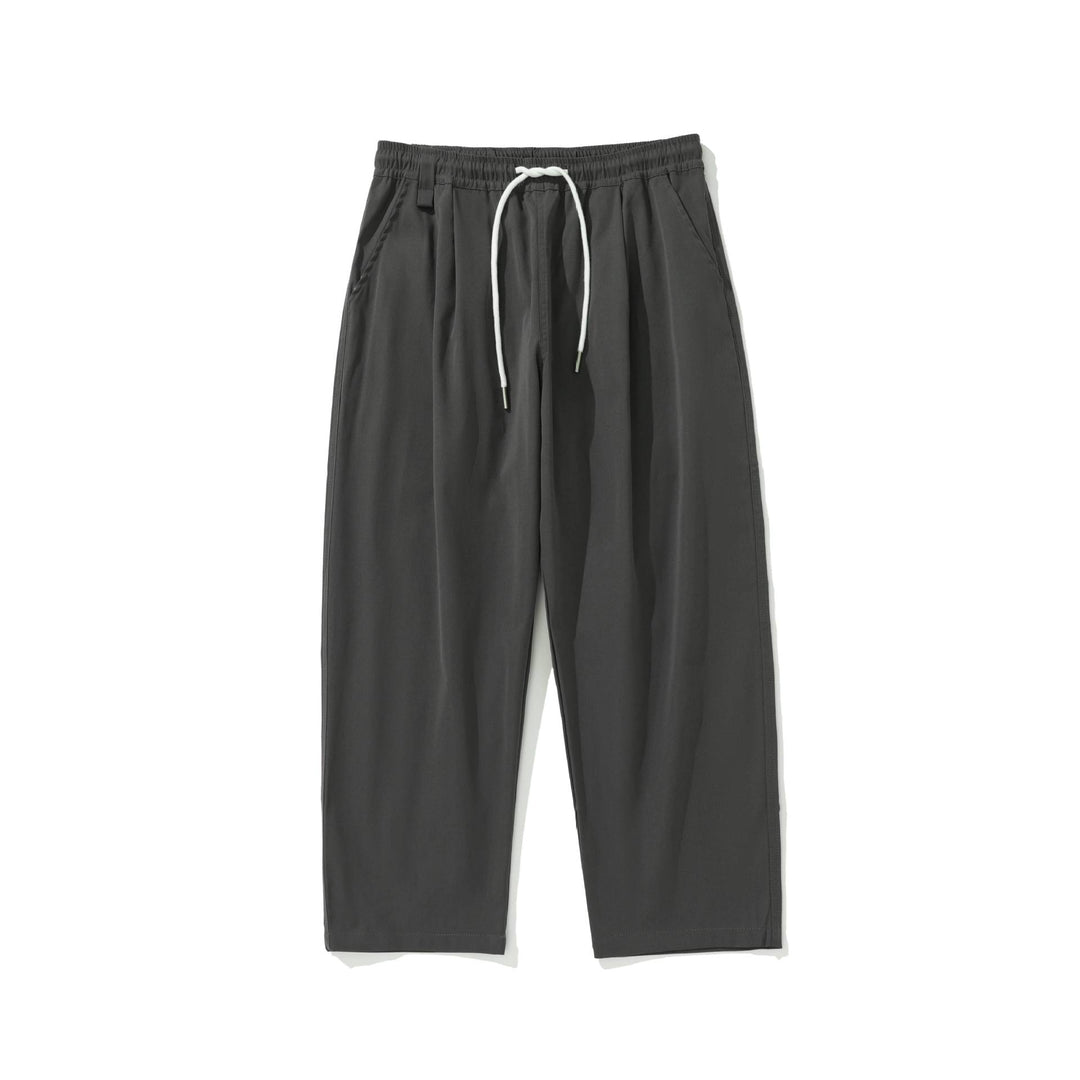 Damen Cropped-Komforthose mit elastischem Bund und Tunnelzug Drune