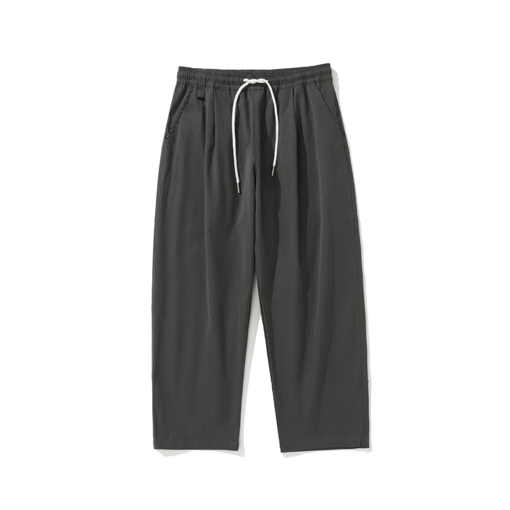Damen Cropped-Komforthose mit elastischem Bund und Tunnelzug Drune