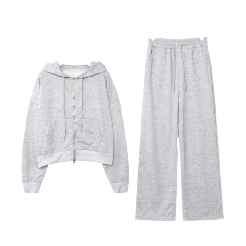 Damen sportliches Hoodie- und Hosen-Set Drune