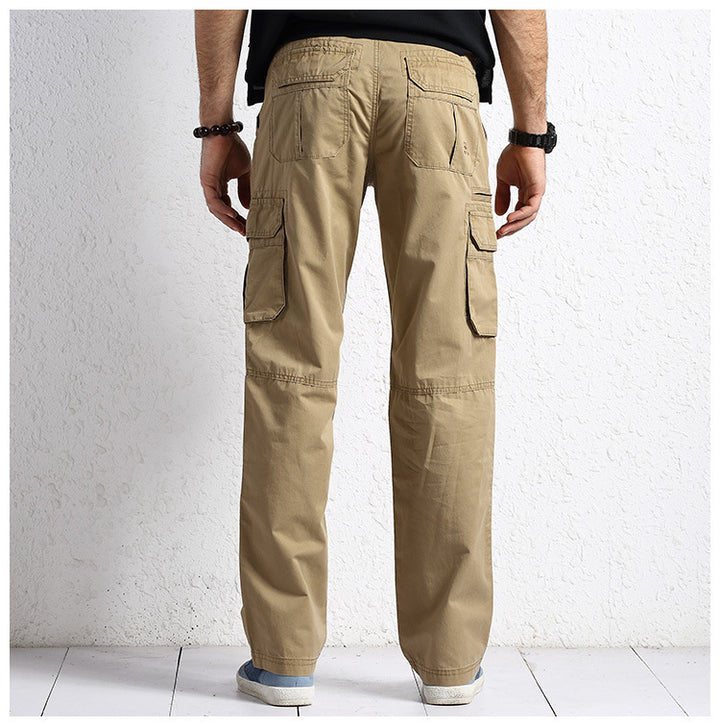 Herren Multifunktionale Cargo-Workhose mit Mehrfachtaschen und verstärkten Nähten Drune