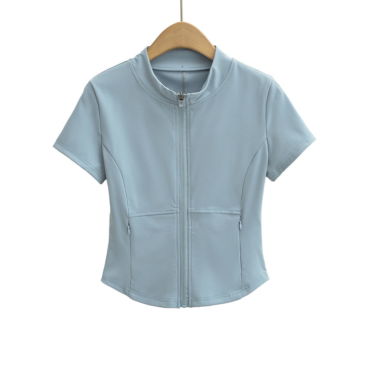 Damen Sportliche Kurzjacke mit praktischem Reißverschluss und Seitentaschen Drune