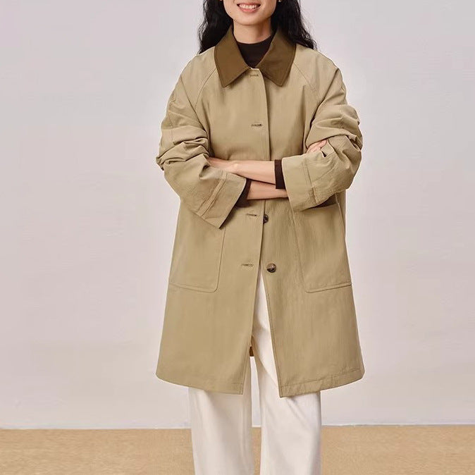 Damen Modischer Oversized Mantel Drune