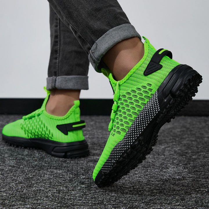 Herren Strick-Sockensneaker für Training und Trail mit robuster Profilsohle Drune