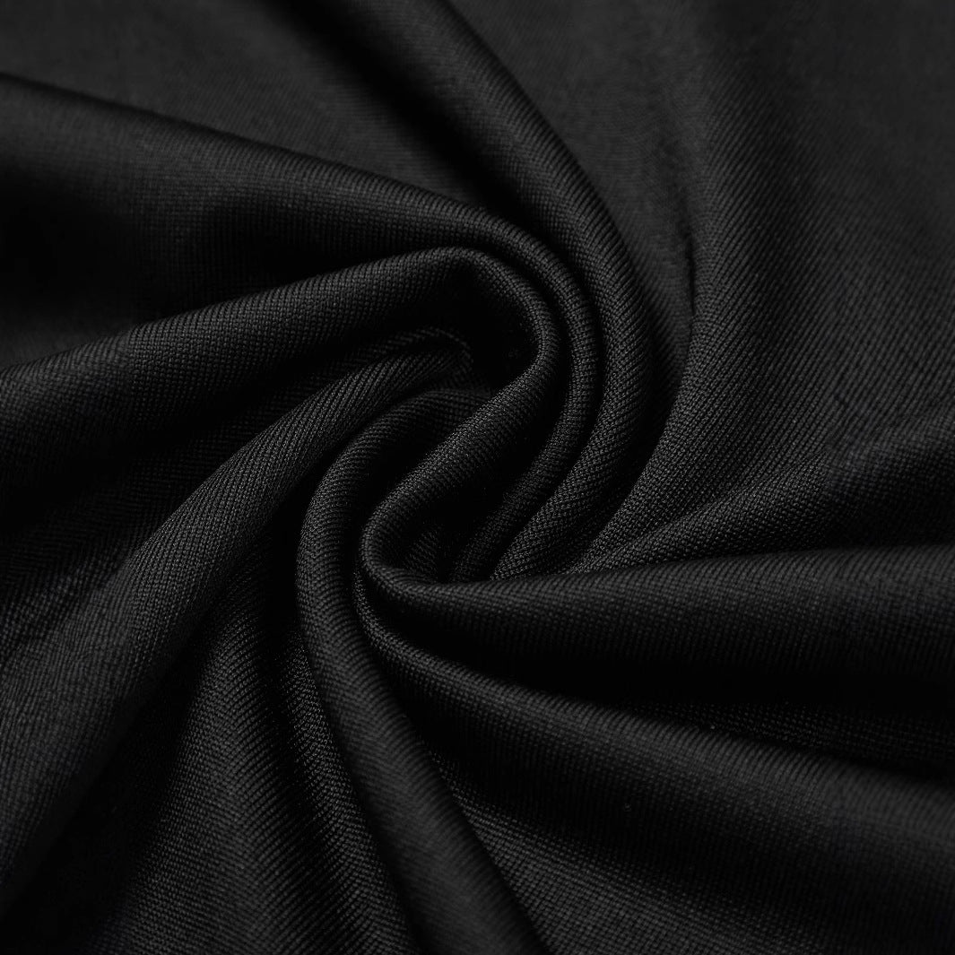Damen Kurzarm T-Shirt mit elegantem Schleifenmuster und figurbetontem Design Drune