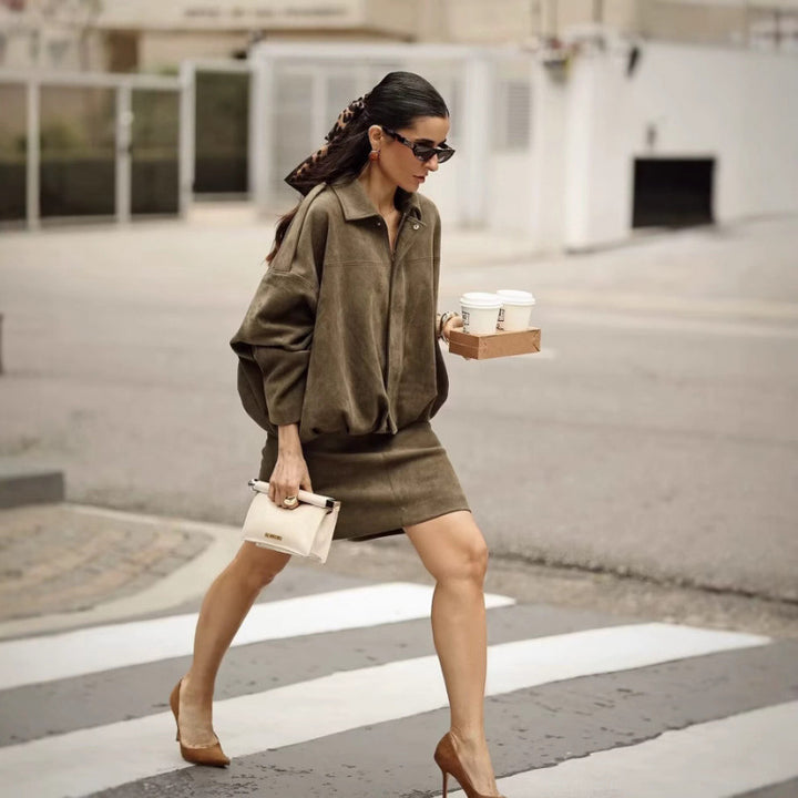 Damen Oversized Jacke im lässigen Stil Drune