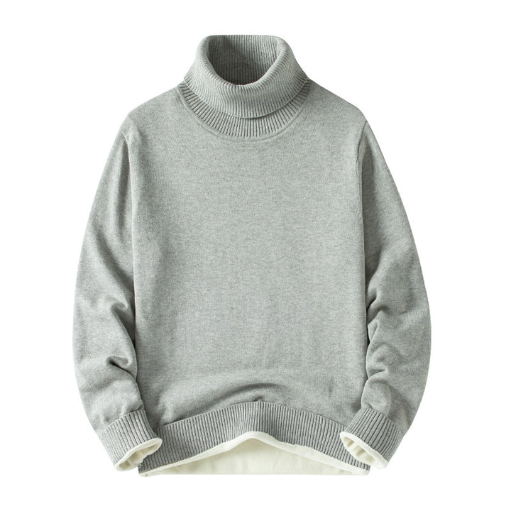 Damen Eleganter Rollkragenpullover Drune