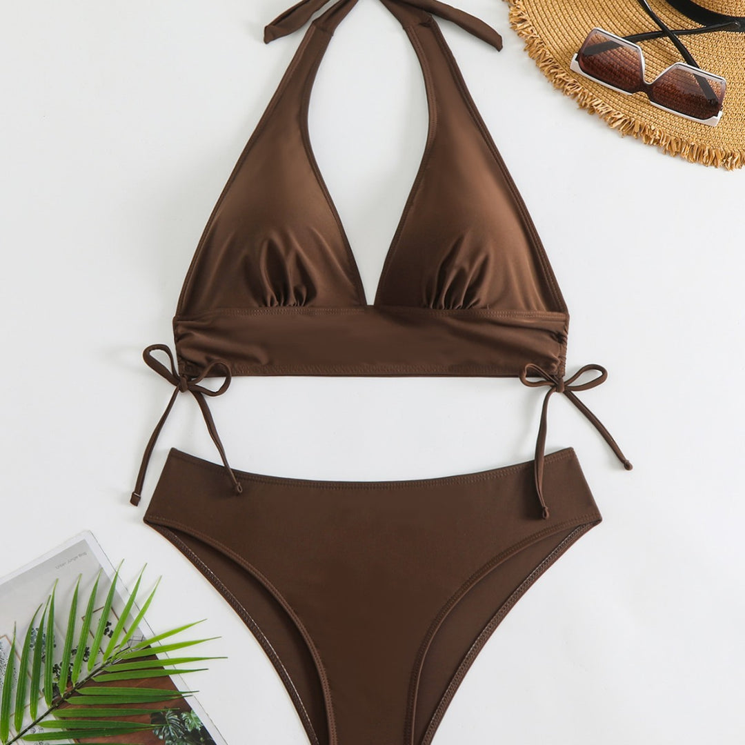 Damen verstellbares Bindebikini-Set Drune