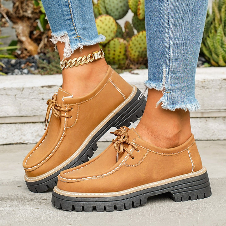 Damen Robuste Comfort-Schnürschuhe Drune