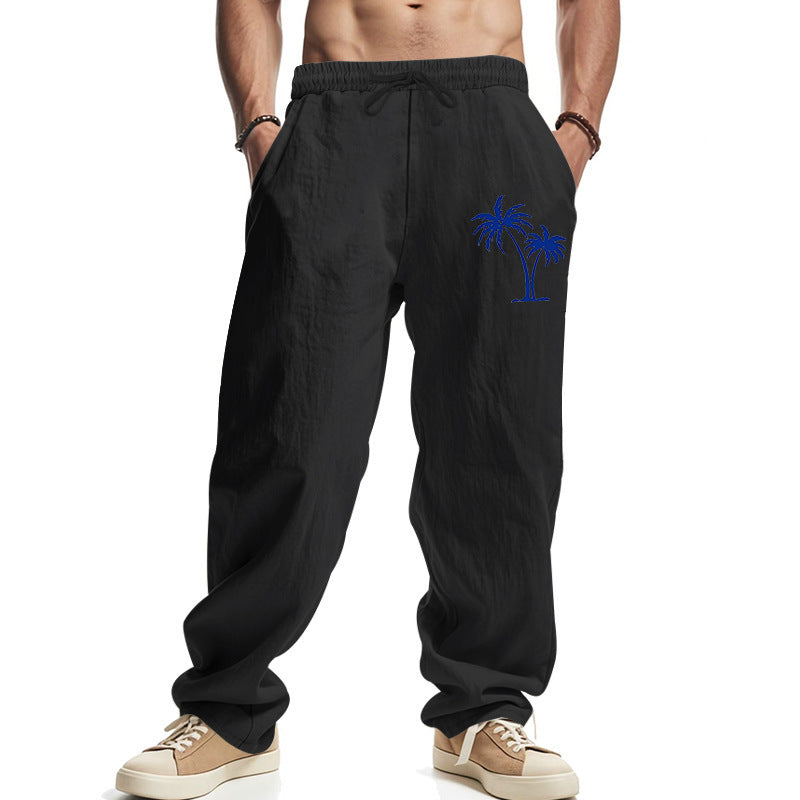 Herren Legere Freizeithose mit seitlichem Logodruck Drune