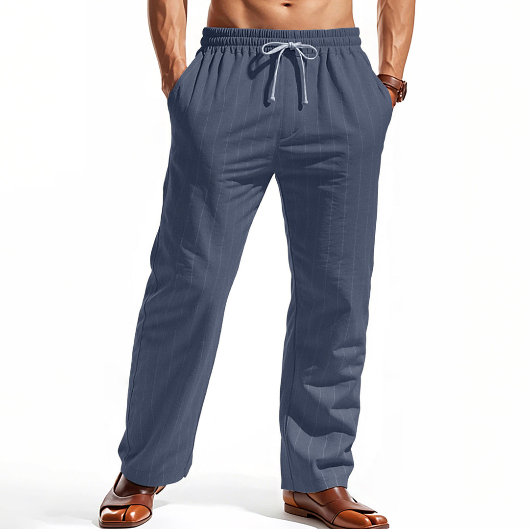 Herren komfortable Freizeithose mit gestreiftem Design Drune